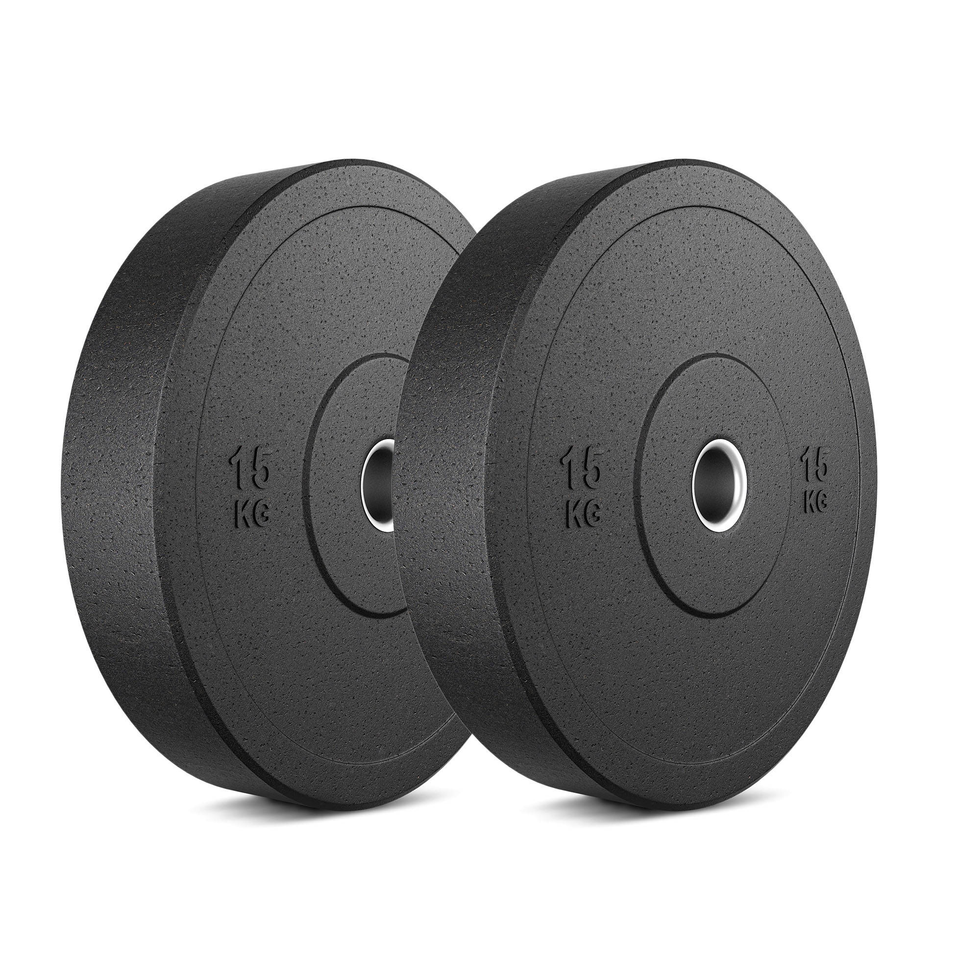 Solid rubber weight plates set - MW-Bumper - 30 kg / 2 x 15 kg - Marbo  Sport 2 x 15 kg