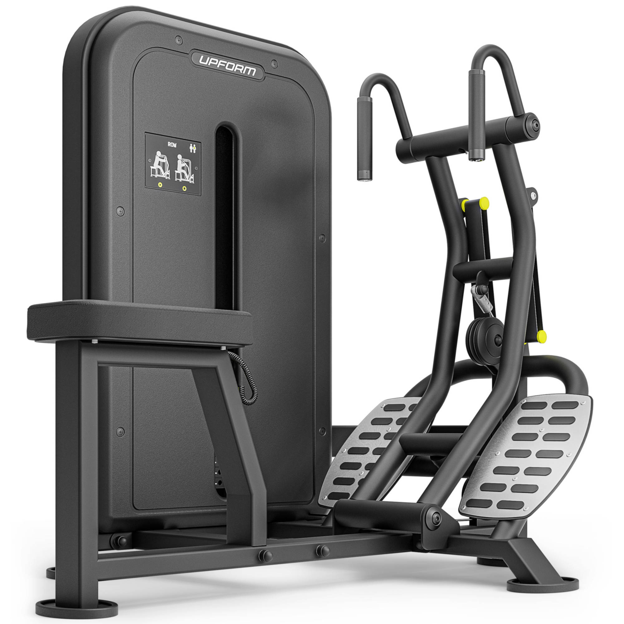 Horizontal seated online row