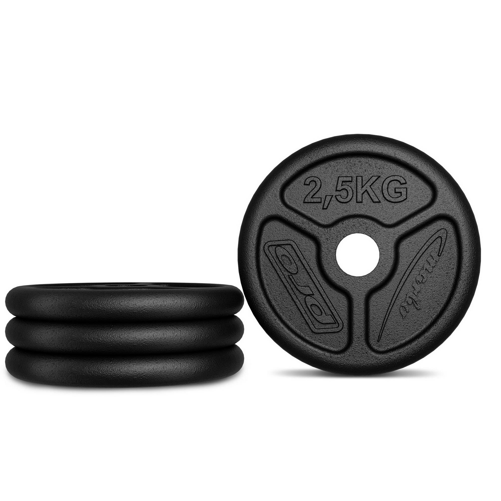 Standard iron discs slim 2,5 kg with ø31 mm bore MW-O2,5-slim - Marbo Sport  2.5 kg | Bars and Weight Plates \ Weight plates \ Standard weight plates  Black Week 2023 Cyber Week 2023