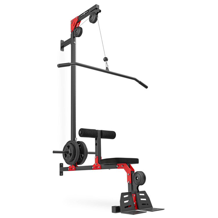 Wallmounted Lat Pulldown with Seat MHW102 2.0 Marbo Sport Strength equipment \ Exercise