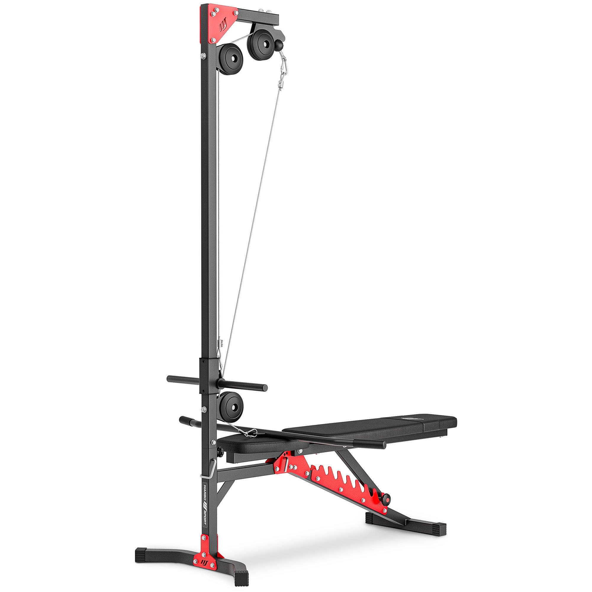 Lat attachment MH W104 Marbo Sport Strength equipment Training benches Bench accessories Black Week 2023 Cyber Week 2023 For beginners MarboSport.eu