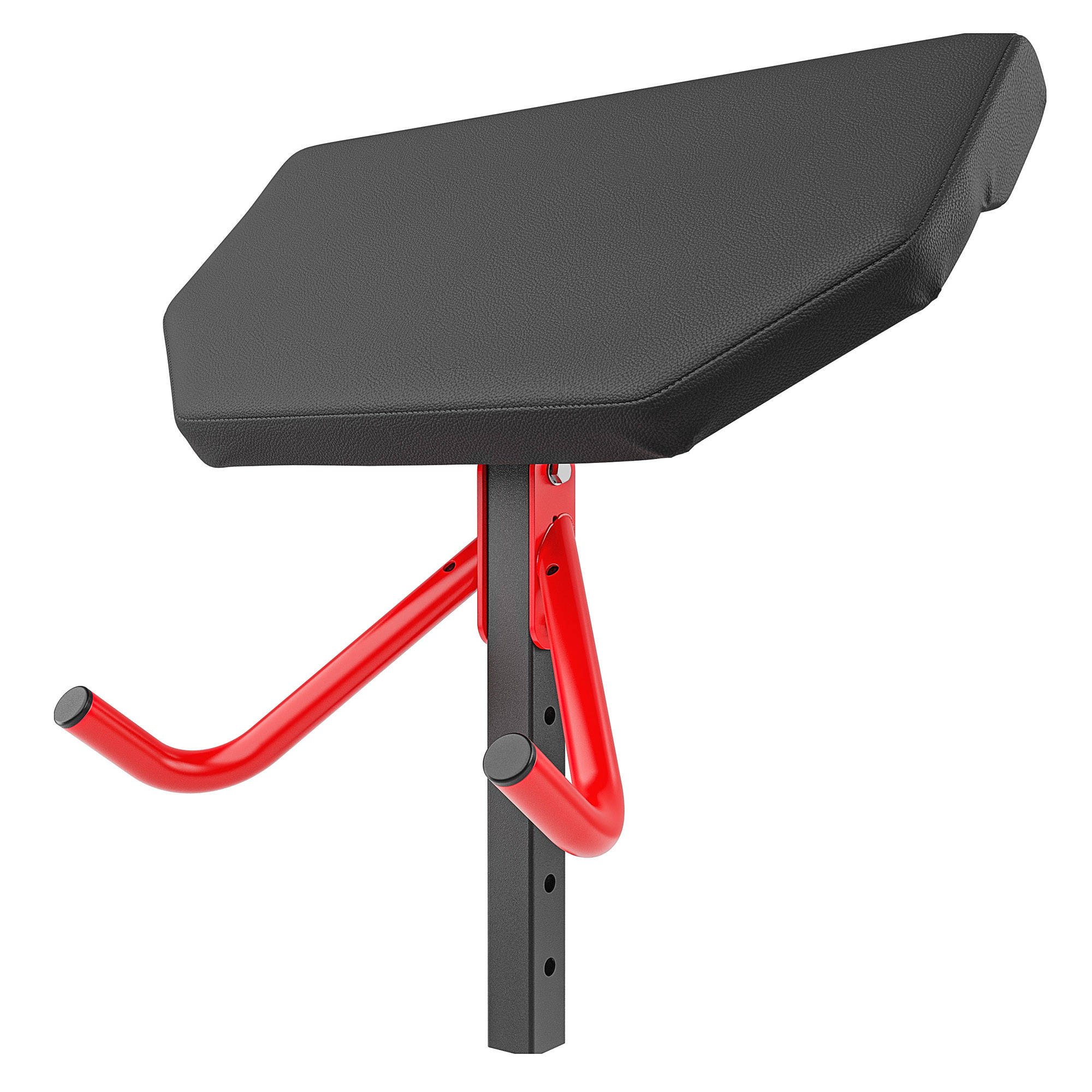 Set MH25_132KG_KIER_G Adjustable bench with adapter Adjustable exercise  racks stands Leg trainer (to the weight bench) Home Preacher curl  attachment Lat attachment reinforced bars and rubberized