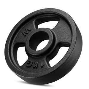 Standard cast-iron Tri Grips weight plate 1 kg with ø31 mm bore - Marbo Sport