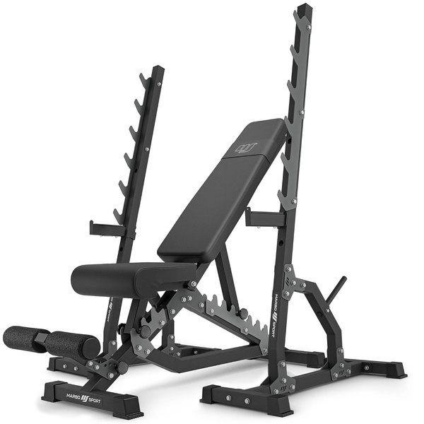 Set MS24_2.0 | double-sided bench + multilevel barbell racks (2 pieces) - Marbo Sport