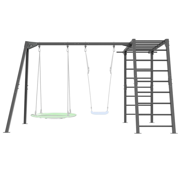 2-seater swing on bearings (frame) to the ladder PREMIUM MO-018 - Marbo Sport