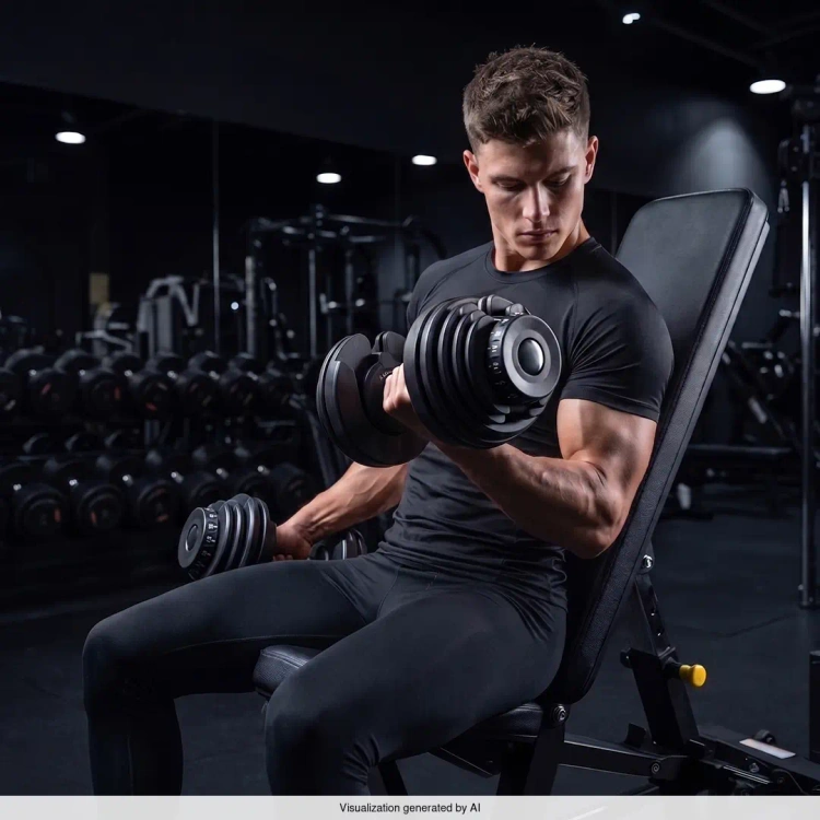 Adjustable dumbbell 2.5 - 24 kg - UpForm