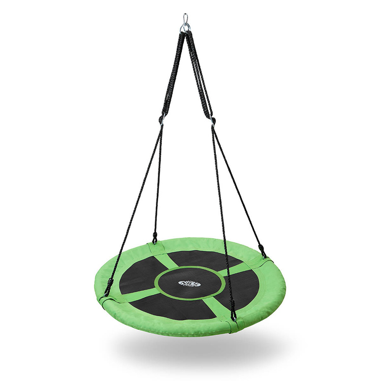 Stork's nest hanging swing Ø100 cm GREEN - NILS