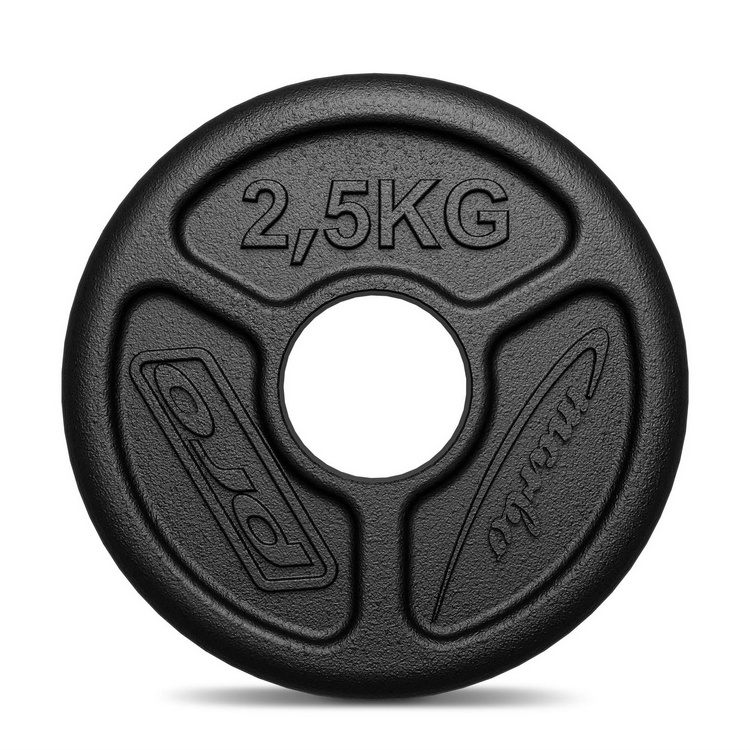 Olympic weight plate made of cast iron 2,5 kg with ø51 mm bore MW-O2I5-OLI - Marbo Sport
