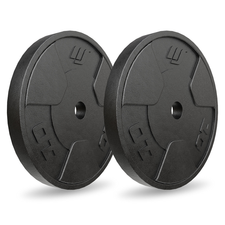 Cast iron weight plates set 2 × 10 kg – Marbo Sport