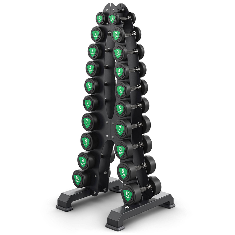 Set of polyurethane dumbbells 1-10kg (increments of 1 kg) 110 kg – UpForm