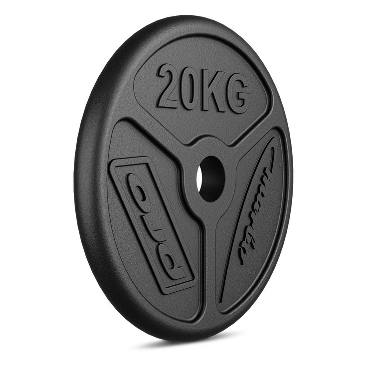 Olympic weight plate made of cast iron 20 kg with ø51 mm bore MW-O20-OLI - Marbo Sport