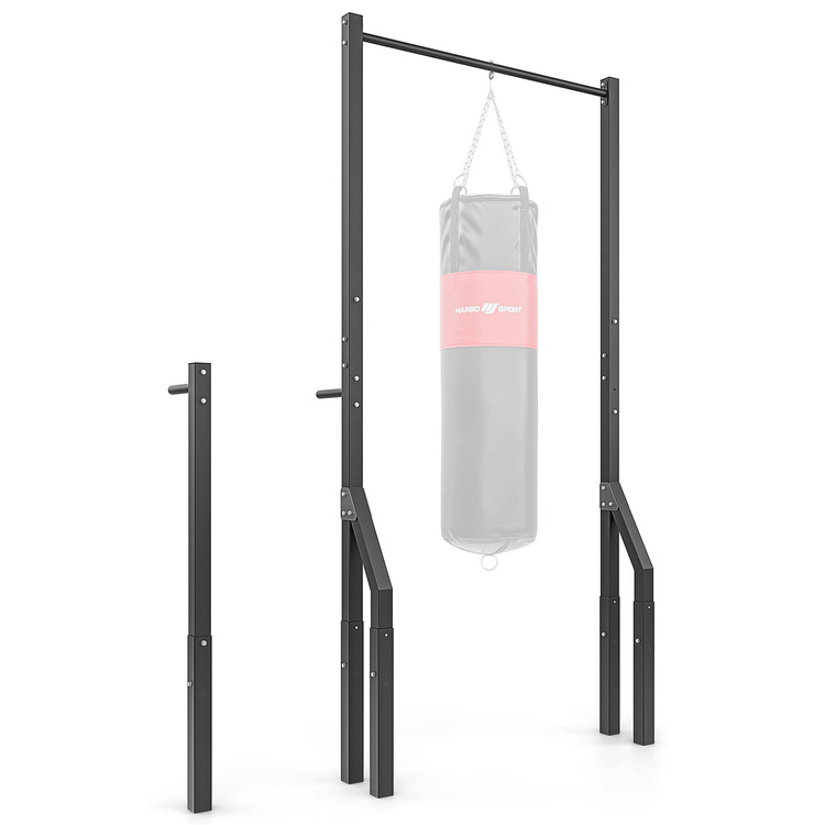 External pull-up bar with bag holder and short handrails for dips MO-Z3 - Marbo Sport