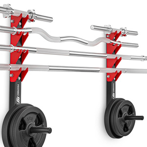 Wall-Mounted Weights And Bars Storage Rack MH-S208 - Marbo Sport
