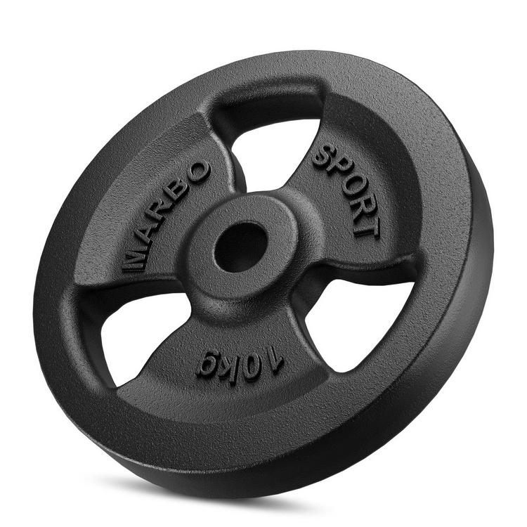 Set of reinforced grips and weights 113 kg - Marbo Sport