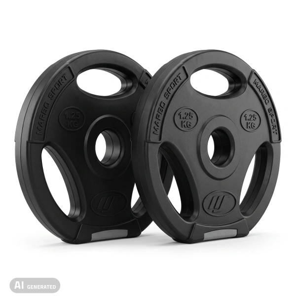 2 x 1,25 kg Composite Weight Plates Set - Marbo Sport