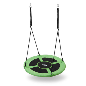 Stork's nest hanging swing Ø100 cm GREEN - NILS