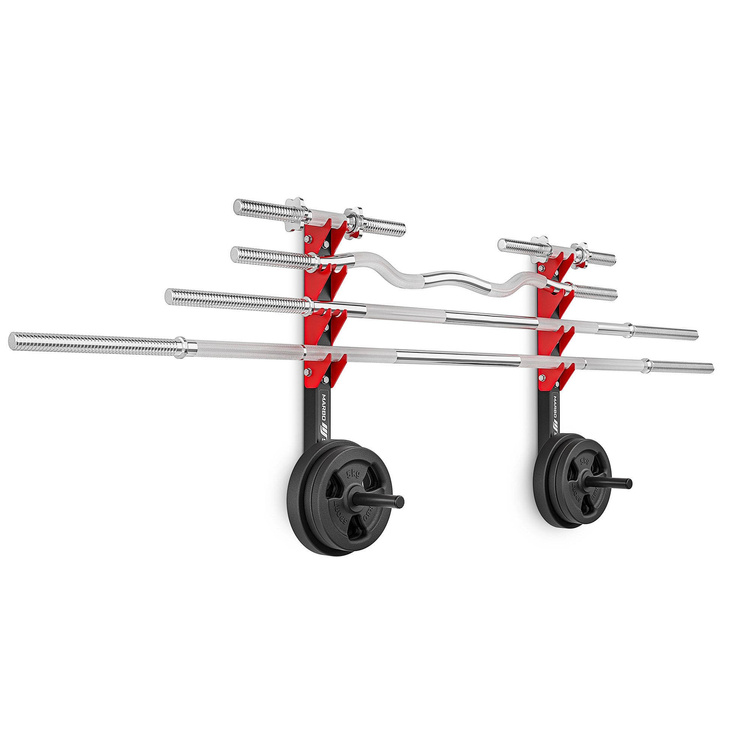 Wall-Mounted Weights And Bars Storage Rack MH-S208 - Marbo Sport
