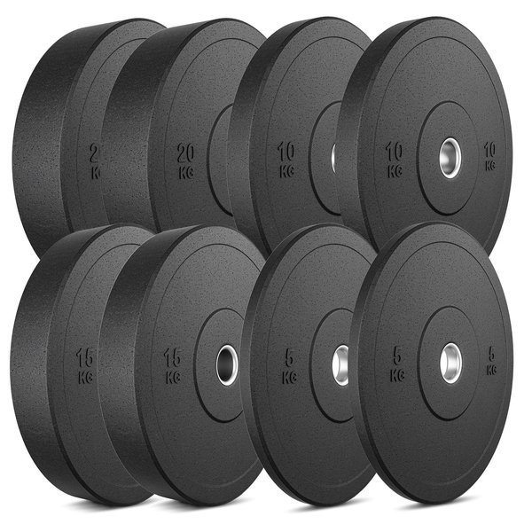 Solid rubber weight plates set - MW-Bumper - 100 kg - Marbo Sport