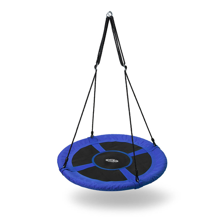 Stork's nest hanging swing Ø100 cm BLUE - NILS