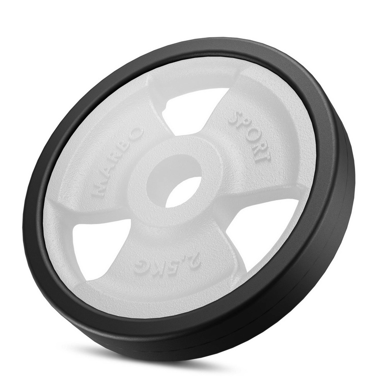 Cast iron rubberized disc 2.5 kg with ø31 mm bore MW-O2-5G-kier - Marbo Sport