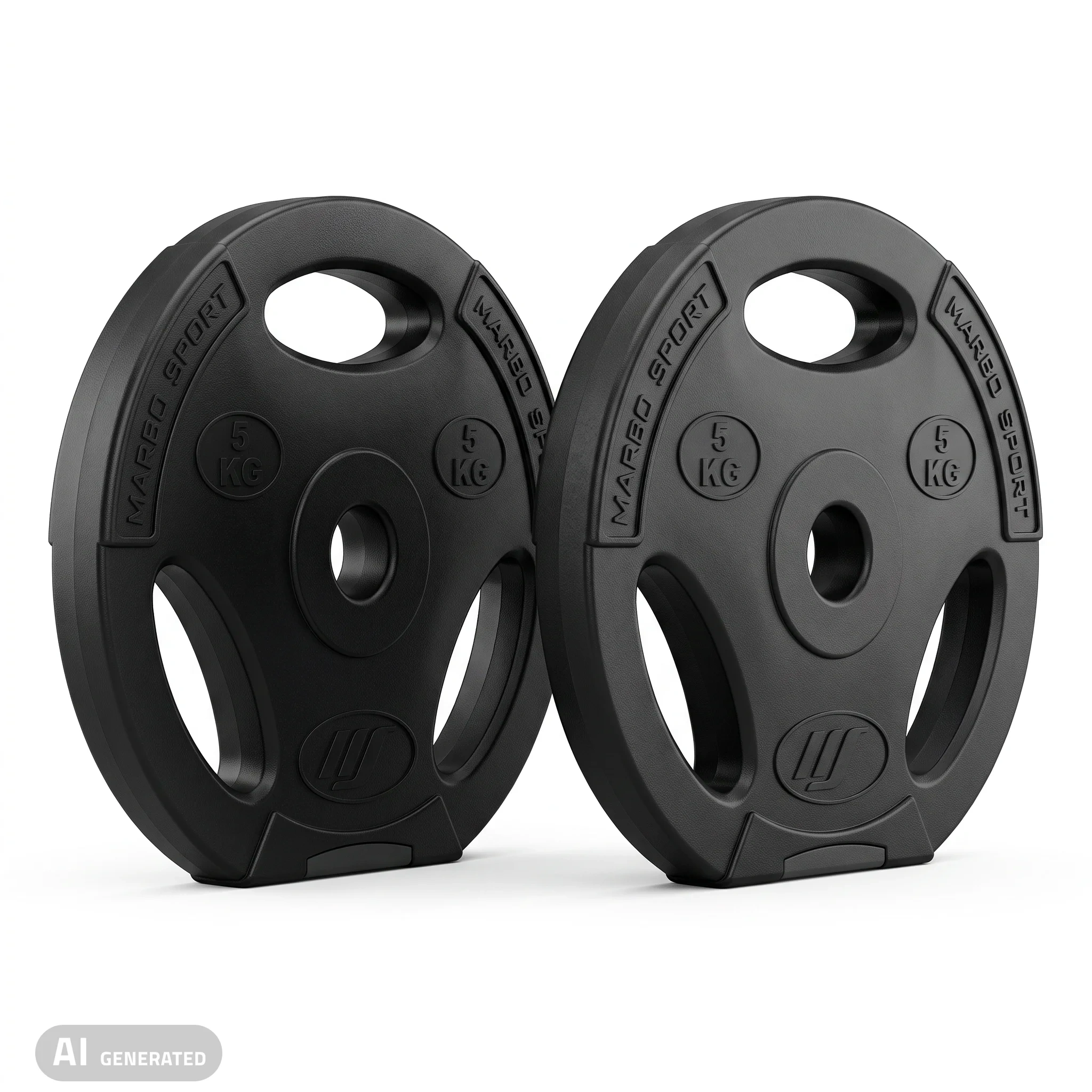 2 x 5 kg Composite Weight Plates Set - Marbo Sport