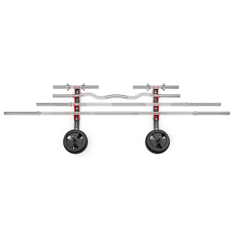 Wall-Mounted Weights And Bars Storage Rack MH-S208 - Marbo Sport