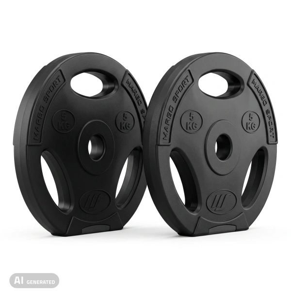 2 x 5 kg Composite Weight Plates Set - Marbo Sport