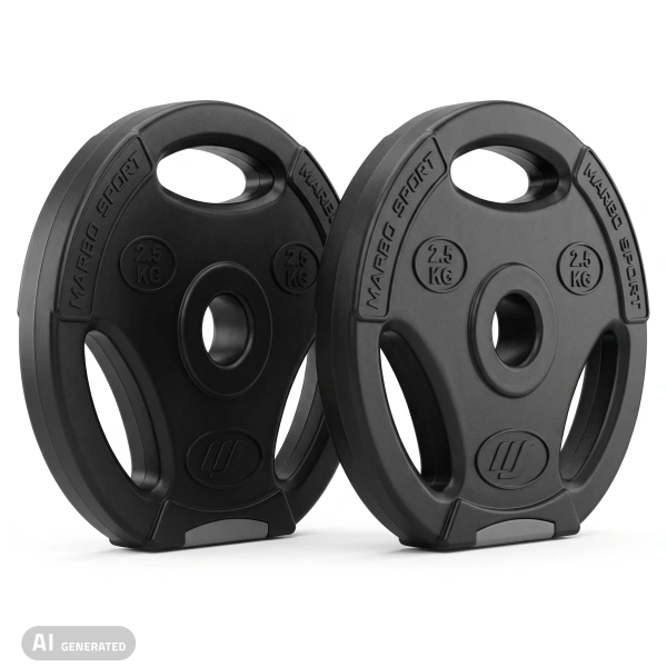 2 x 2,5 kg Composite Weight Plates Set - Marbo Sport