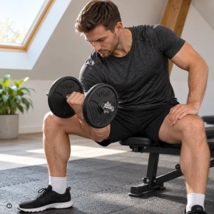 Standard iron discs slim 10 kg with ø31 mm bore MW-O10-slim - Marbo Sport