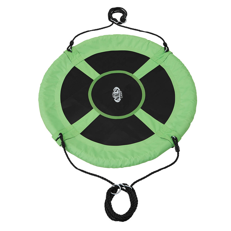 Stork's nest hanging swing Ø100 cm GREEN - NILS