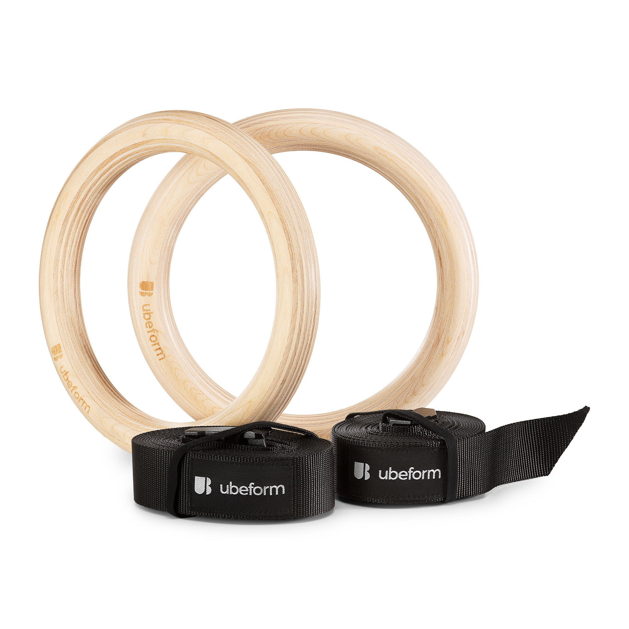 Wooden Gymnastic Rings - Ubeform