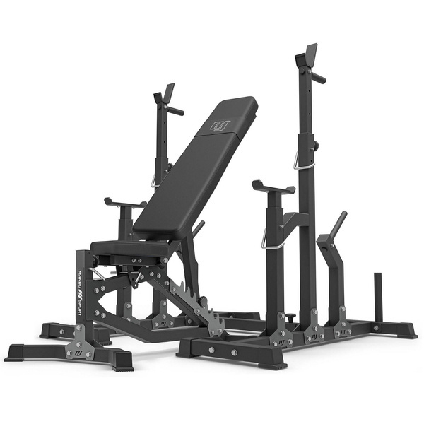 Set MS11_2.0 | double-sided adjustable training bench + adjustable stands - Marbo Sport