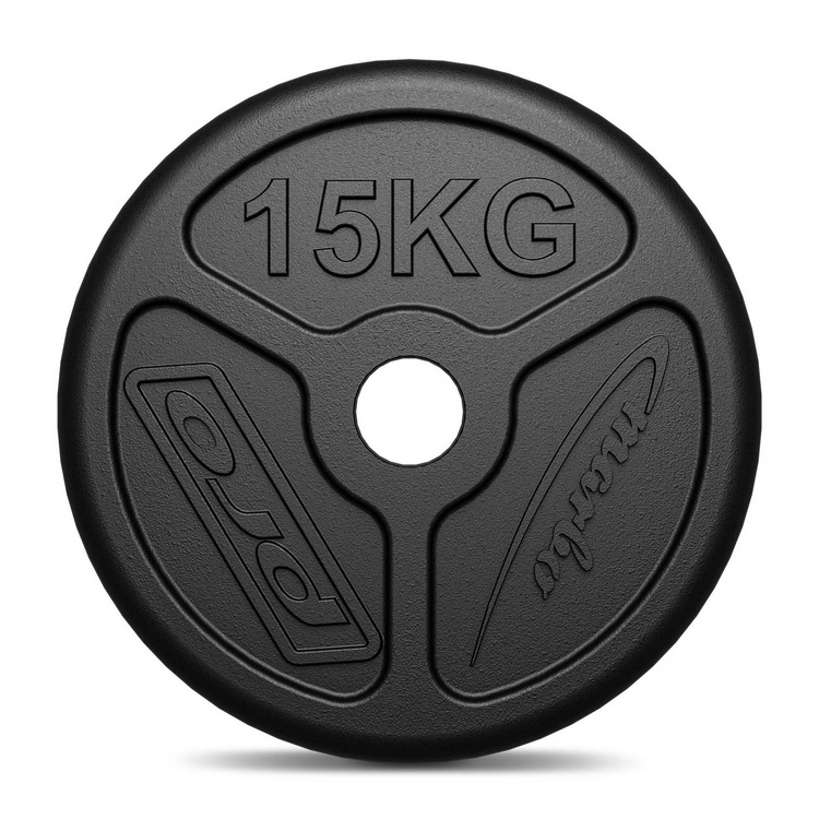Olympic weight plate made of cast iron 15 kg with ø51 mm bore MW-O15-OLI - Marbo Sport