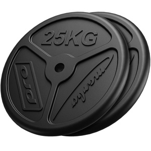Cast iron weight plates slim set 50 kg / 2 x 25 kg - Marbo Sport