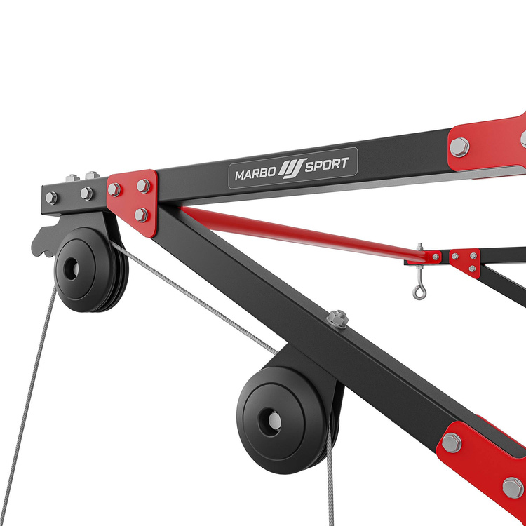 Marbo Sport multifunctional pull-up bar with lat pulldown and punching bag holder (3in1) MH-D204 - Marbo Sport