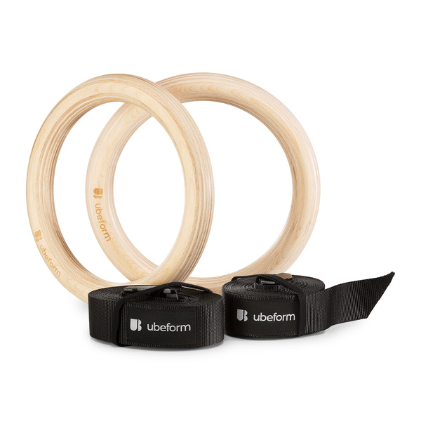 Wooden Gymnastic Rings - Ubeform