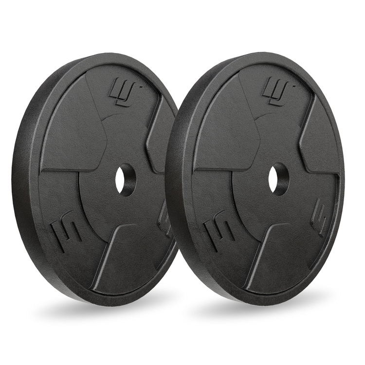 Cast iron weight plates set 2 × 5 kg – Marbo Sport
