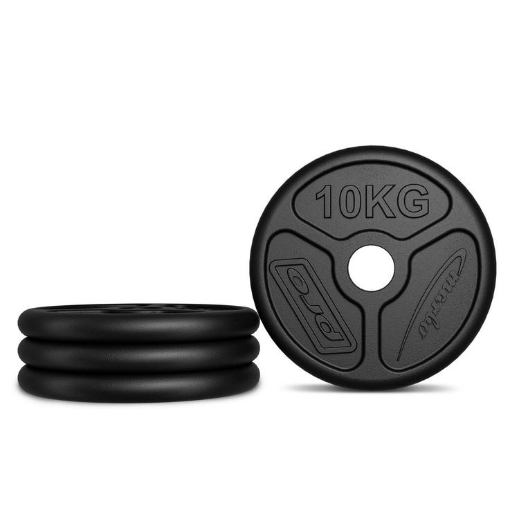 Olympic weight plates made of cast iron set 30 kg / 2 x 10 kg + 2 x 5 kg - Marbo Sport