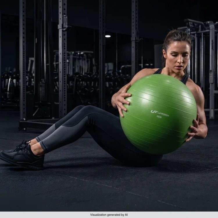 65 cm green gym ball UpForm