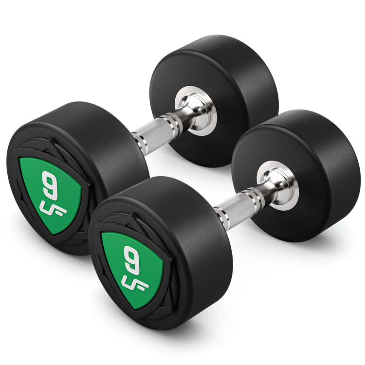 Set of polyurethane dumbbells 1-10kg (increments of 1 kg) 110 kg with dumbbell rack UR-S005– UpForm