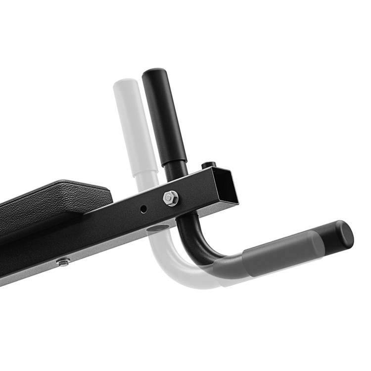 Set MHU1 | Metal ladder 230 x 81 cm MH-U204 + Mulitifunctional wall-mounted dip station with pull-up bar (2in1) MH-U205 - Marbo Sport