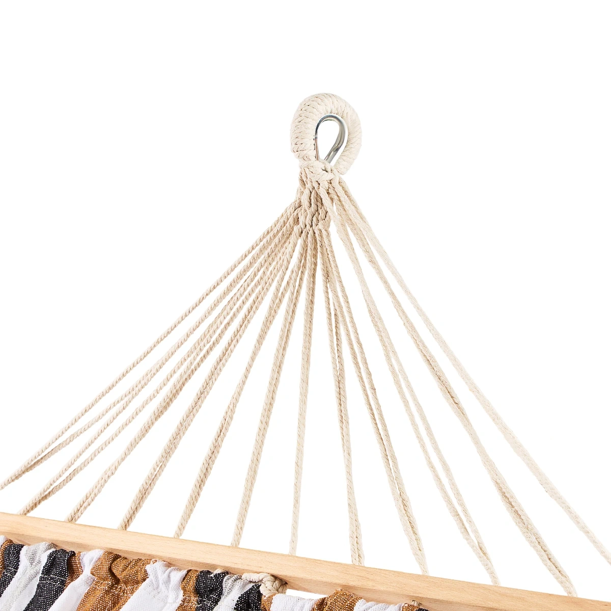 Garden hammock with wooden spreader bar 290 x 125 cm - Ubeform