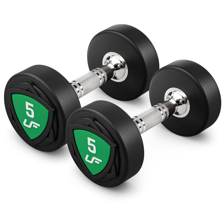 Set of polyurethane dumbbells 1-10kg (increments of 1 kg) 110 kg – UpForm