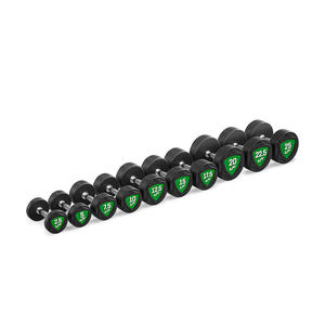 Set of polyurethane dumbbells 2,5-25kg (increments of 2.5 kg) 275 kg – UpForm