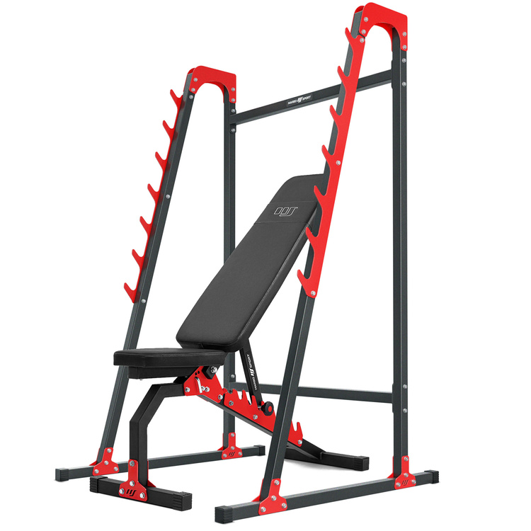 Set MH8 | Adjustable bench MH-L114 + Multi rack MH-S204 - Marbo Sport