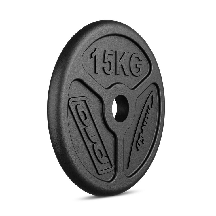 Olympic weight plate made of cast iron 15 kg with ø51 mm bore MW-O15-OLI - Marbo Sport