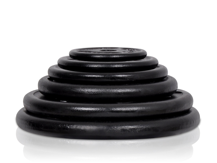 Set of reinforced barbells and slim weights 173 kg - Marbo Sport