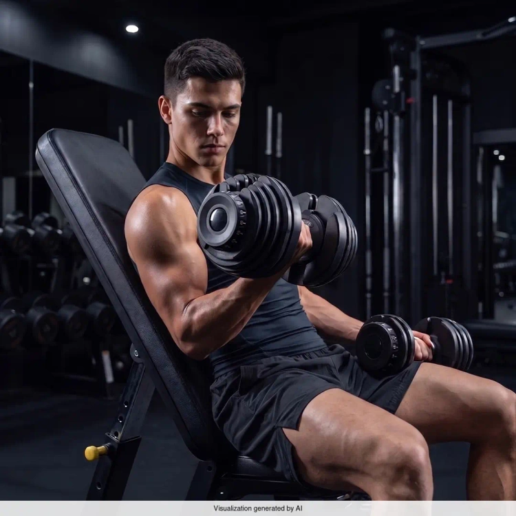 Adjustable dumbbell 2.5 - 24 kg - UpForm
