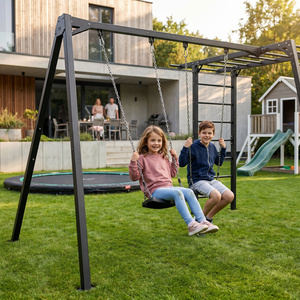 2-seater swing on bearings (frame) to the ladder PREMIUM MO-018 - Marbo Sport