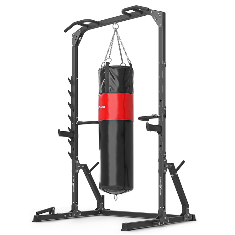 Squat half-rack with pull up bar with rack and dip station + landmine attachment MS-U115 2.0 - Marbo Sport